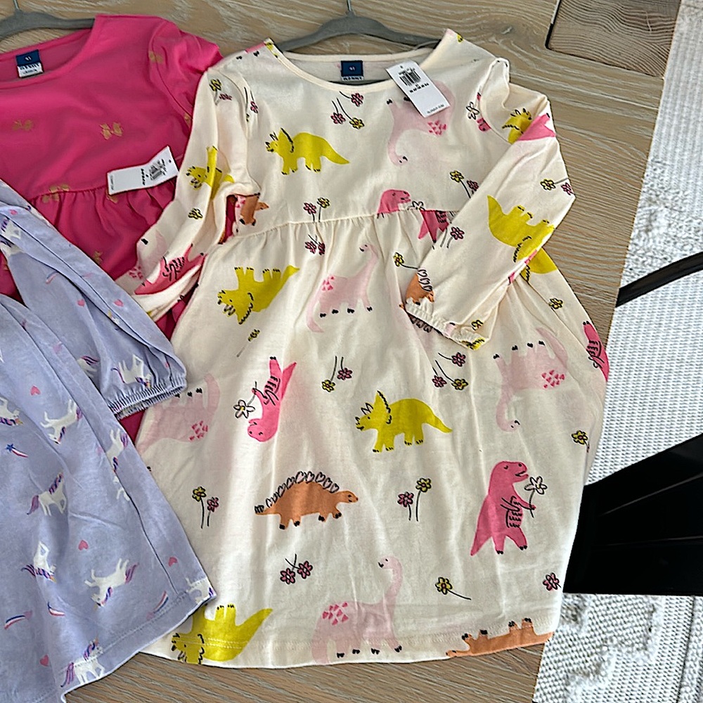 Old Navy - 4T Long Sleeve Dresses (3 total) - BRAND NEW